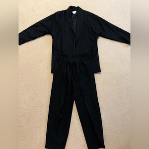 Elegant Black Women's Two Piece Pantsuit